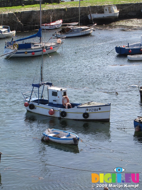 SX08991 Small boat in Newlyn harbour